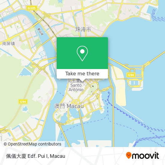 佩儀大廈 Edf. Pui I map