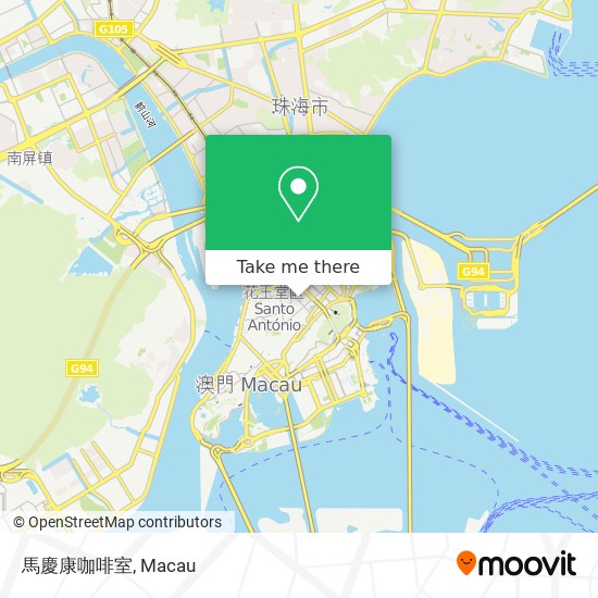 馬慶康咖啡室 map