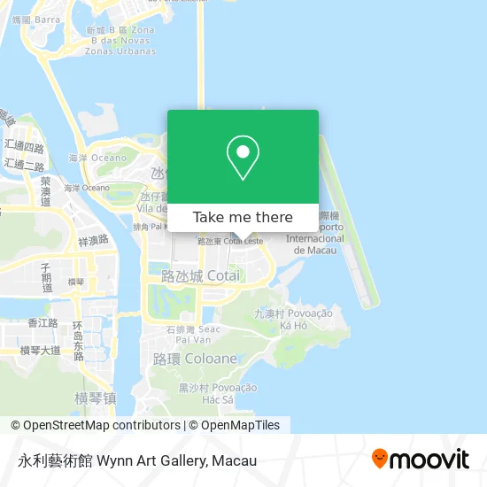 永利藝術館 Wynn Art Gallery map