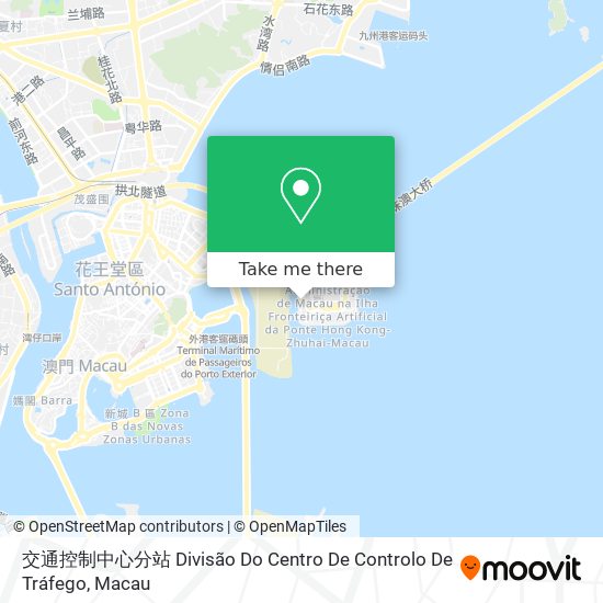 交通控制中心分站 Divisão Do Centro De Controlo De Tráfego map