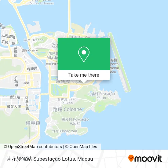 蓮花變電站 Subestação Lotus map