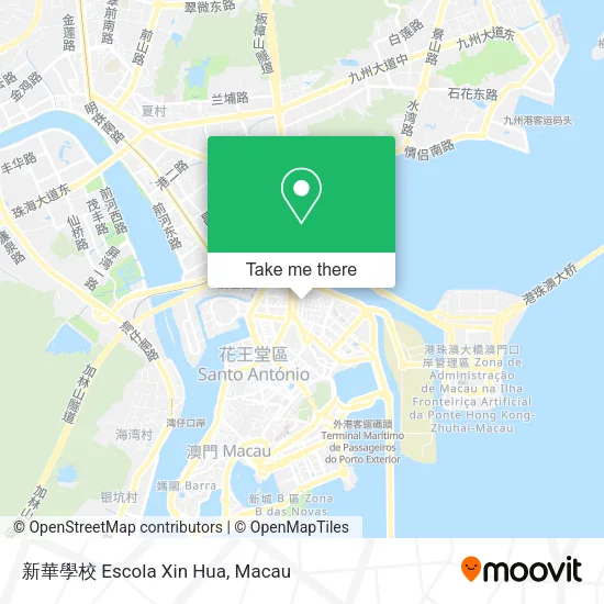 新華學校 Escola Xin Hua地圖