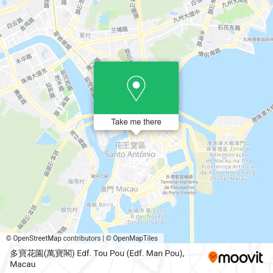 多寶花園(萬寶閣) Edf. Tou Pou (Edf. Man Pou) map