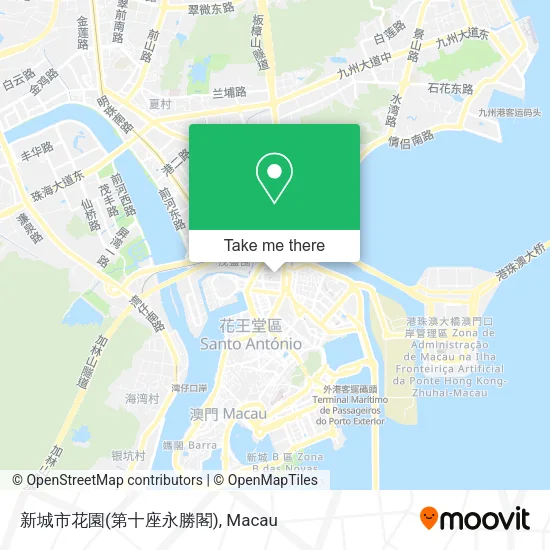 新城市花園(第十座永勝閣)地圖