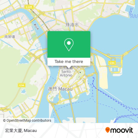 宏業大廈 map