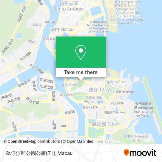 氹仔浮雕公園公廁(T1) map