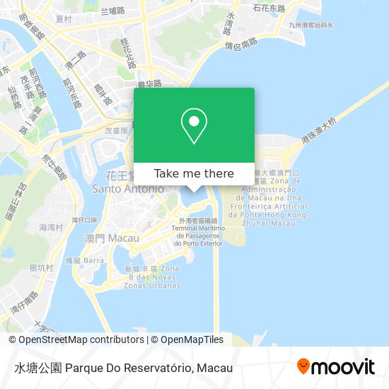 水塘公園 Parque Do Reservatório map