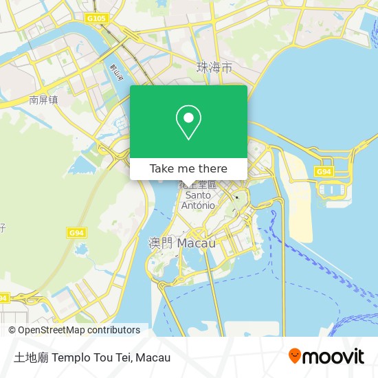 土地廟 Templo Tou Tei map