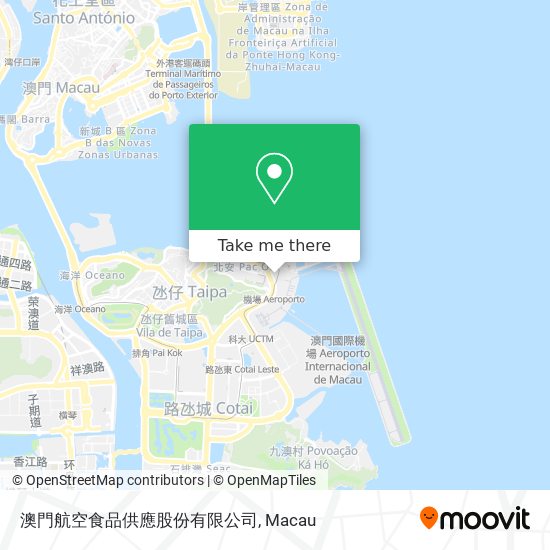 澳門航空食品供應股份有限公司 map