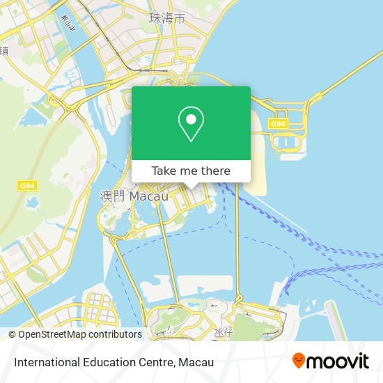 International Education Centre map