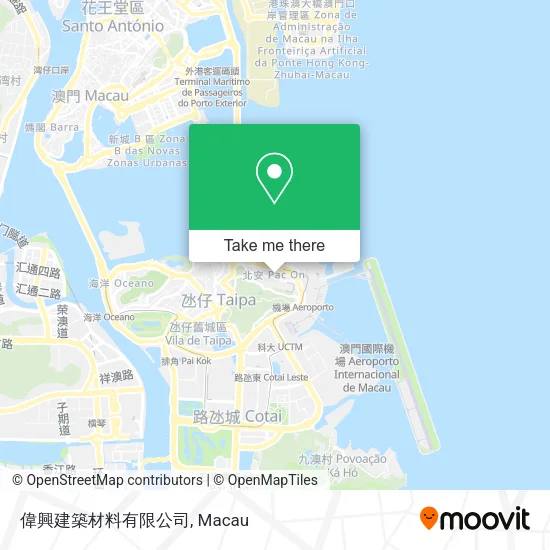 偉興建築材料有限公司地圖