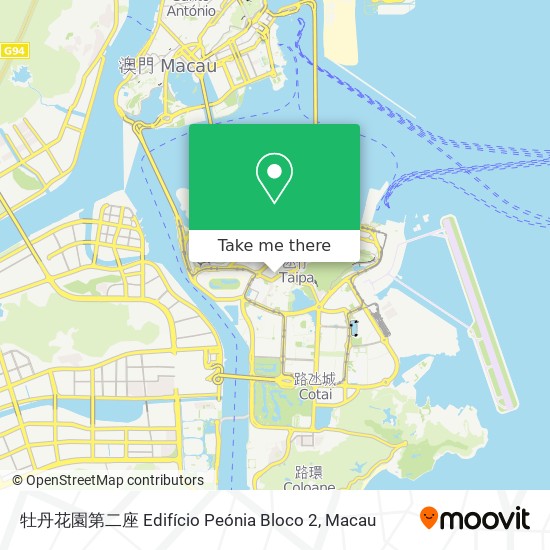 牡丹花園第二座 Edifício Peónia Bloco 2 map