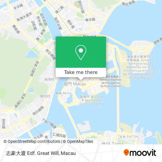 志豪大廈 Edf. Great Will map
