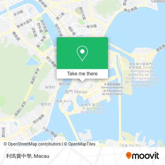 利瑪竇中學 map