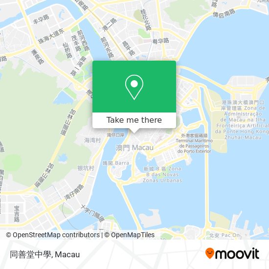 同善堂中學 map