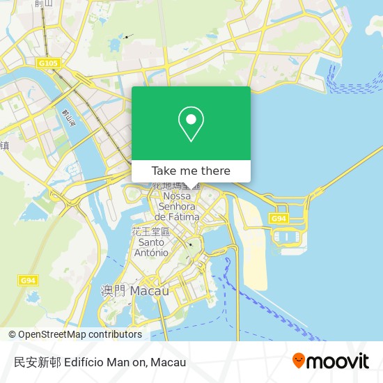 民安新邨 Edifício Man on map