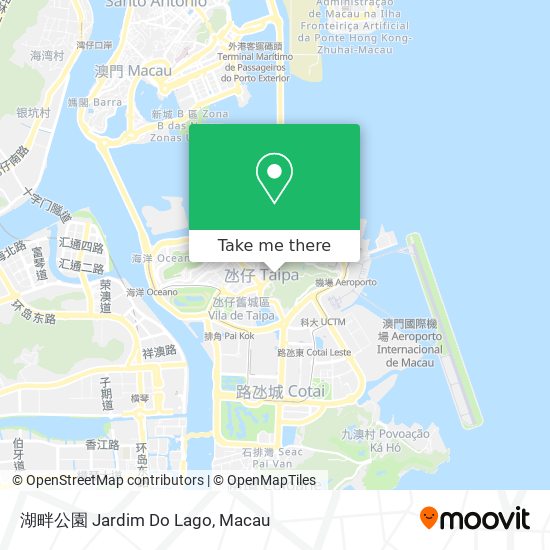湖畔公園 Jardim Do Lago map