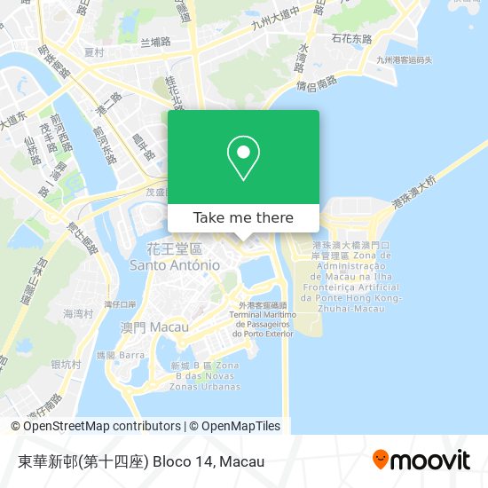 東華新邨(第十四座) Bloco 14 map
