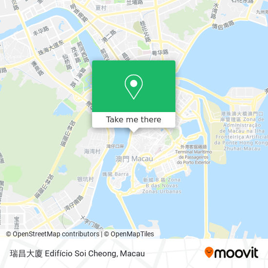 瑞昌大廈 Edifício Soi Cheong map