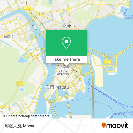 容盧大廈 map