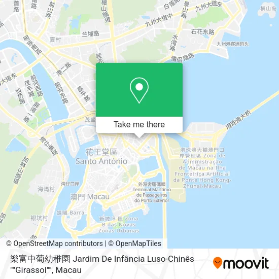 樂富中葡幼稚園 Jardim De Infância Luso-Chinês ""Girassol""地圖