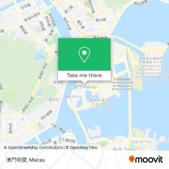澳門明愛 map