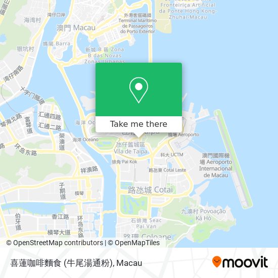 喜蓮咖啡麵食 (牛尾湯通粉) map