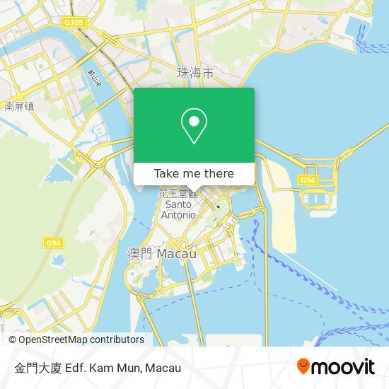 金門大廈 Edf. Kam Mun map