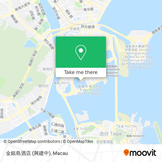 金銀島酒店 (興建中) map