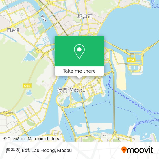 留香閣 Edf. Lau Heong map