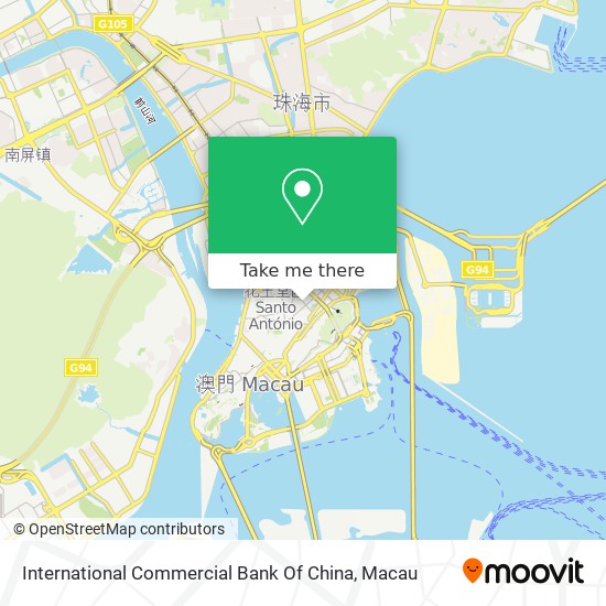 International Commercial Bank Of China map