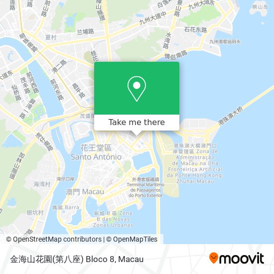 金海山花園(第八座) Bloco 8 map