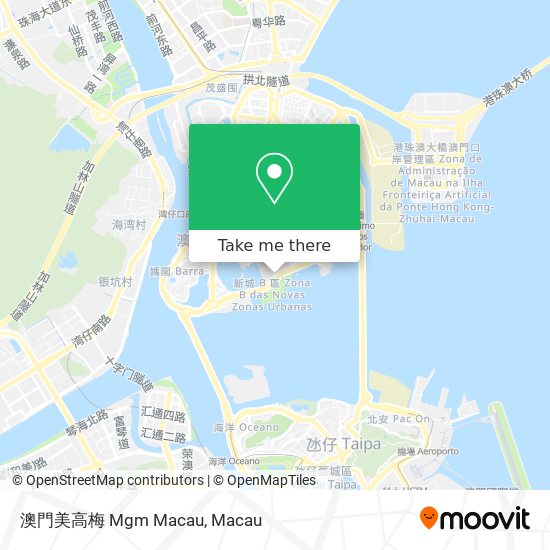 澳門美高梅 Mgm Macau map