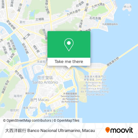 大西洋銀行 Banco Nacional Ultramarino map