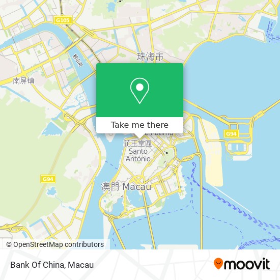 Bank Of China map