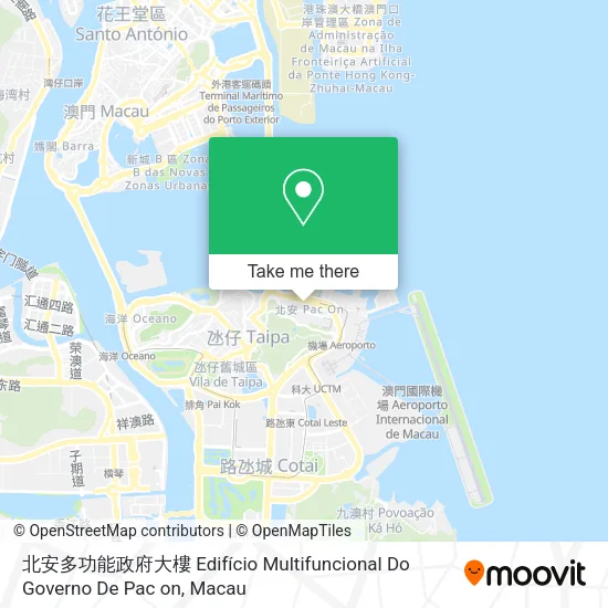 北安多功能政府大樓 Edifício Multifuncional Do Governo De Pac on地圖
