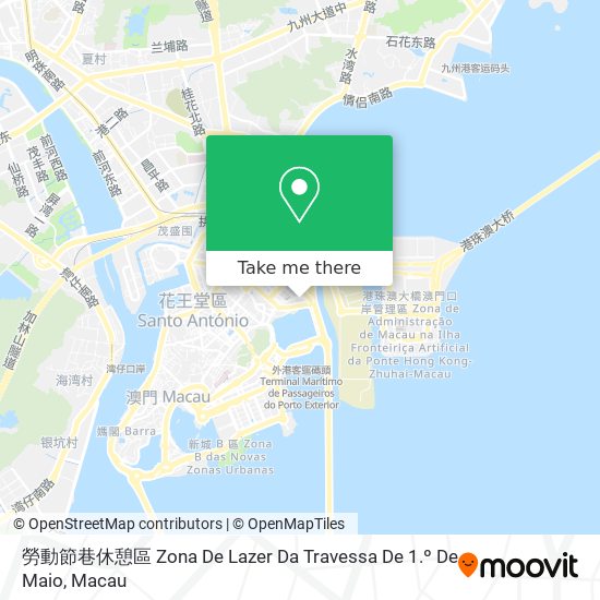 勞動節巷休憩區 Zona De Lazer Da Travessa De 1.º De Maio map