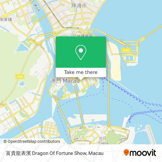 富貴龍表濱 Dragon Of Fortune Show map