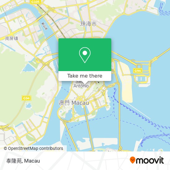 泰隆苑 map