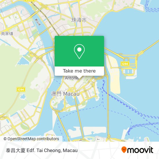 泰昌大廈 Edf. Tai Cheong map