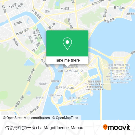 信譽灣畔(第一座) La Magnífícence map