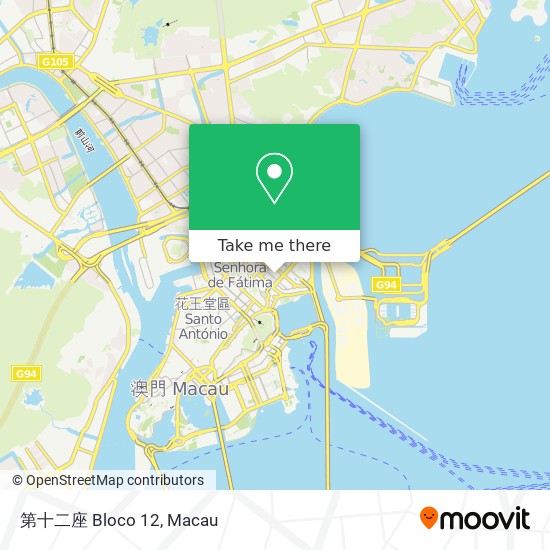 第十二座 Bloco 12 map