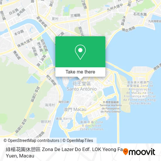 綠楊花園休憩區 Zona De Lazer Do Edf. LOK Yeong Fa Yuen地圖