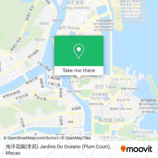 海洋花園(李苑) Jardins Do Oceano (Plum Court) map