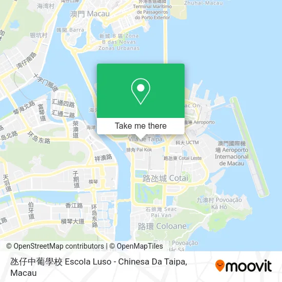 氹仔中葡學校 Escola Luso - Chinesa Da Taipa map