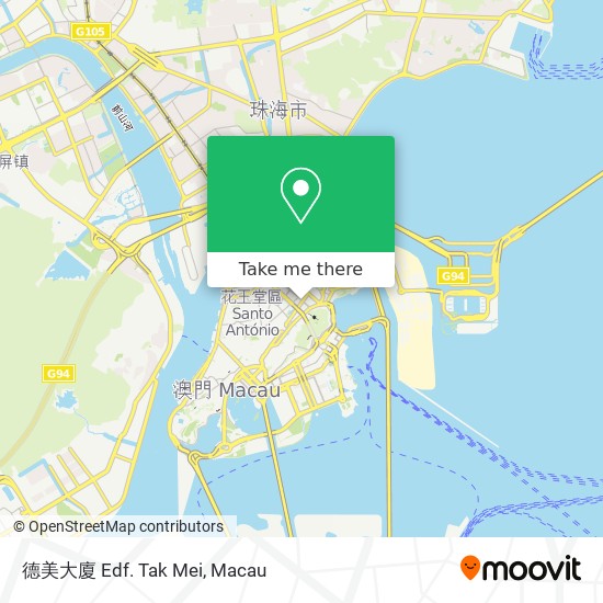 德美大廈 Edf. Tak Mei map