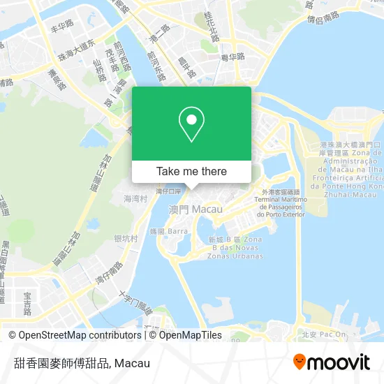 甜香園麥師傅甜品 map