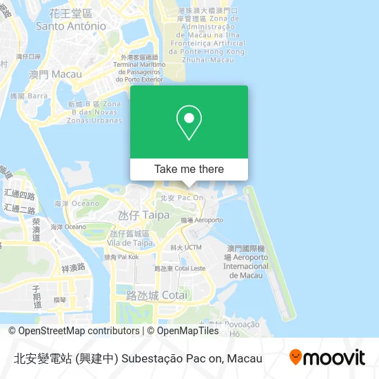 北安變電站 (興建中) Subestação Pac on map