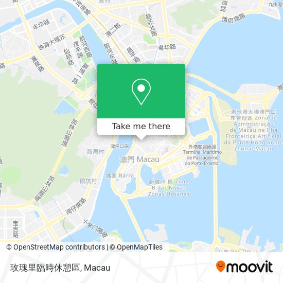 玫瑰里臨時休憩區 map