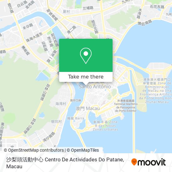 沙梨頭活動中心 Centro De Actividades Do Patane map